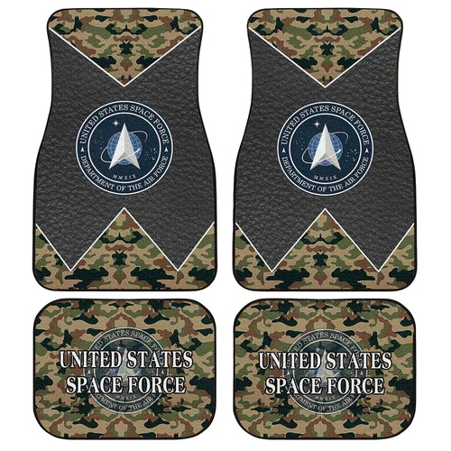 US Military Space Force Car Floor Mats Custom Car Accessories