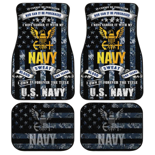 US Navy Car Floor Mats Custom Car Accessories