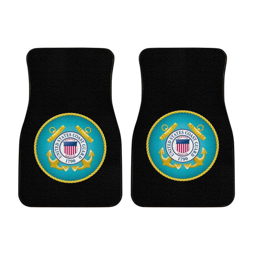 United States Coast Guard Armorial Car Floor Mats Custom Printed