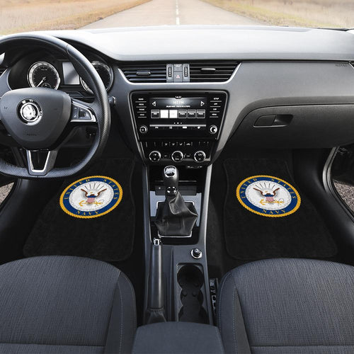United States Navy Armorial Car Floor Mats
