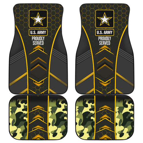 Us Army Proudy Served Car Floor Mats