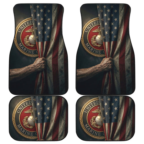 Usmc Car Floor Mats Custom US Marine Corps American Flag Car Accessories