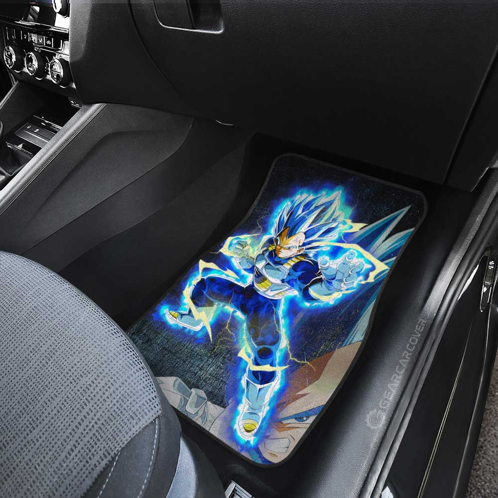 Vegeta Blue Car Floor Mats Custom Dragon Ball Anime Car Accessories