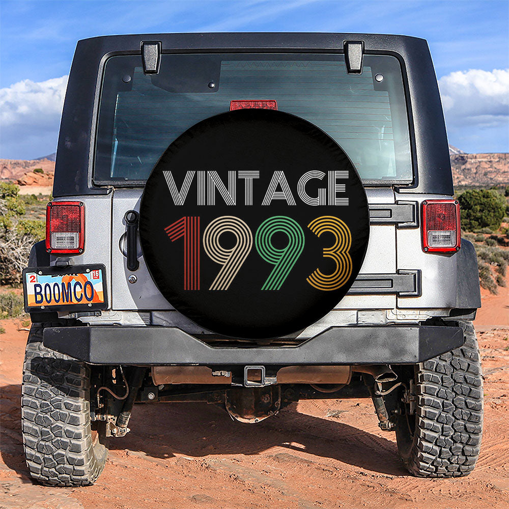 Vintage 1993 Birthday Jeep Car Spare Tire Cover