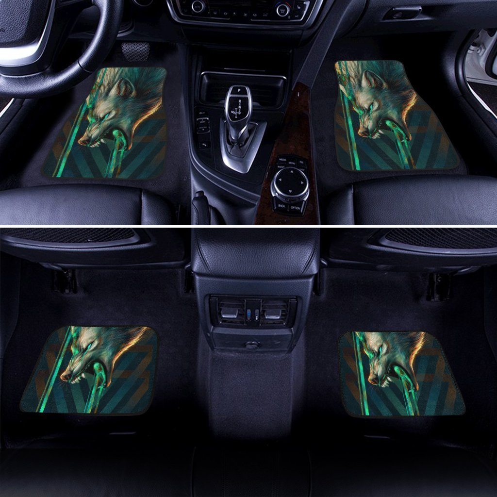 Wolf Car Floor Mats Custom Fantacy Wolf Car Accessories
