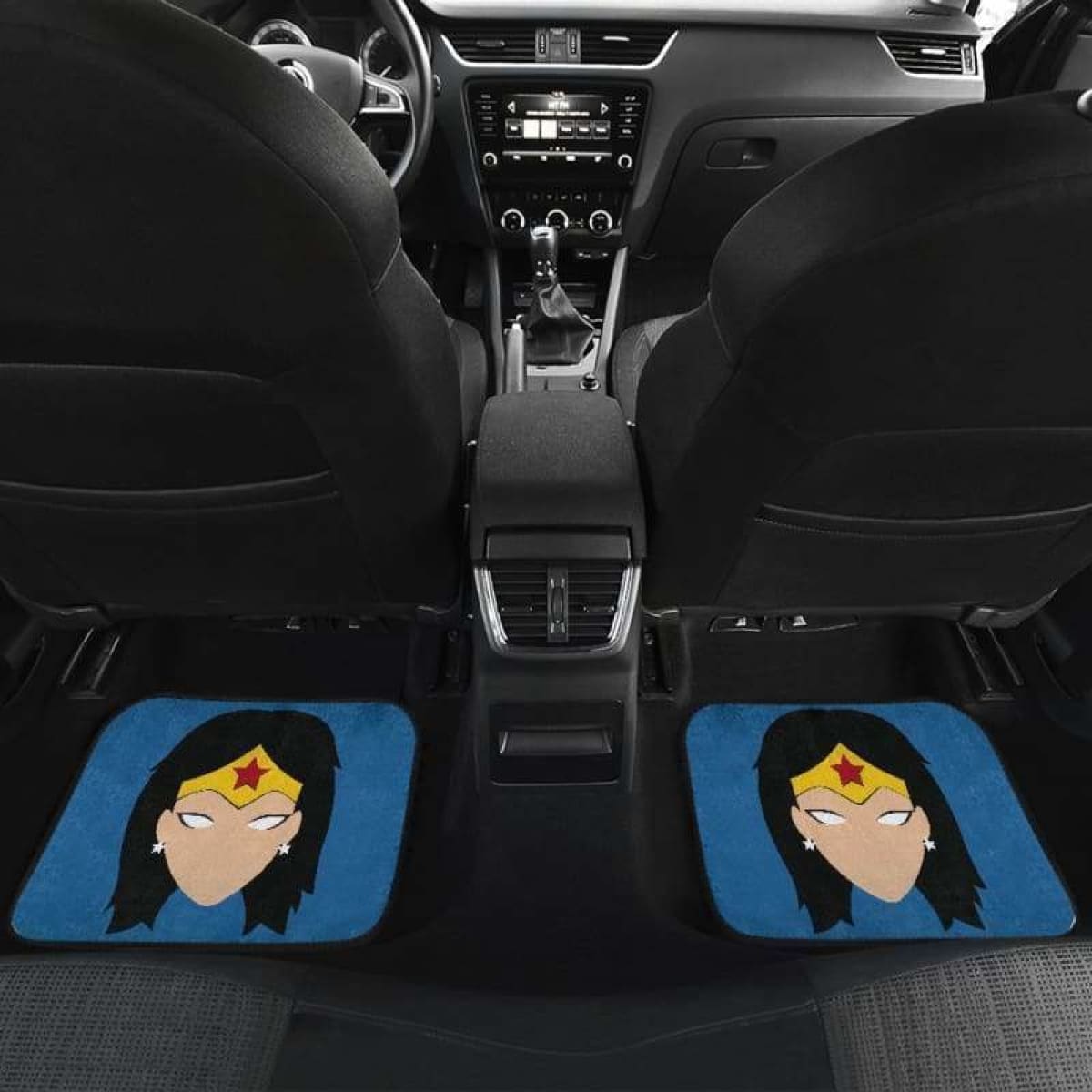 Wonder Woman Car Floor Mats Universal Fit 051912