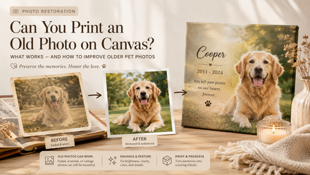 Can You Print an Old Photo on Canvas? What Works