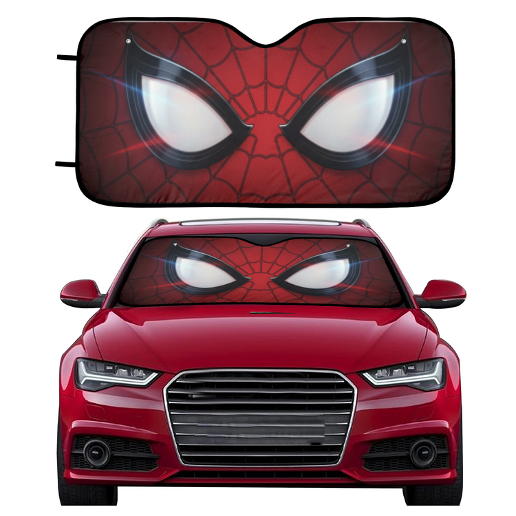 Spider Man Car Sun Shade - PersonalizedFury