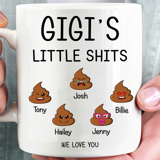 Funny Gigi Coffee Mug – Personalized Gift for Grandma with Kids’ Names - PersonalizedFury