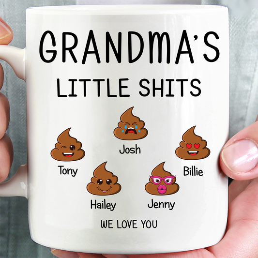 Custom Grandma Mug – Funny Gift with Kids’ Names - PersonalizedFury