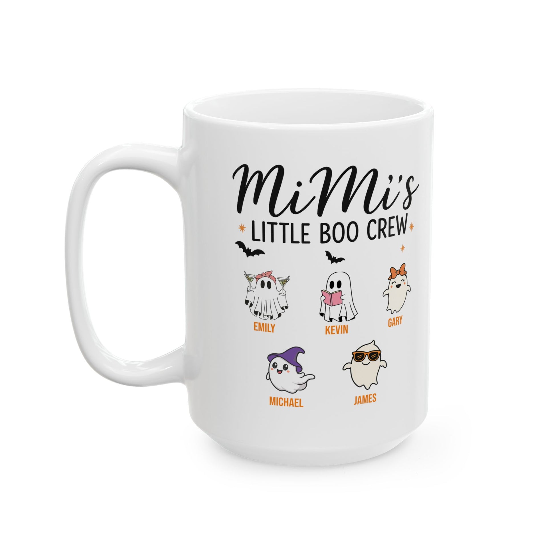 Mimi’s Little Boo Crew Coffee Mug – Personalized Halloween Gift - PersonalizedFury