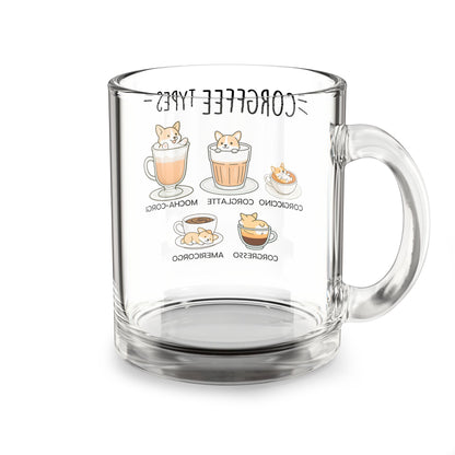 Glass Corgi Mug