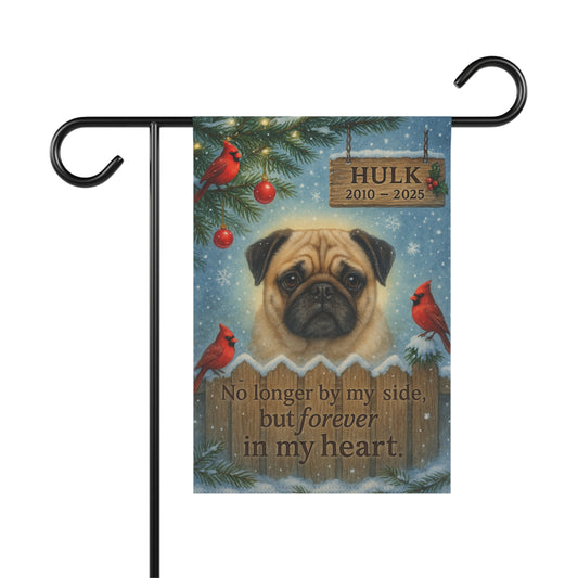 Personalized Dog Memorial Christmas Gift Flag