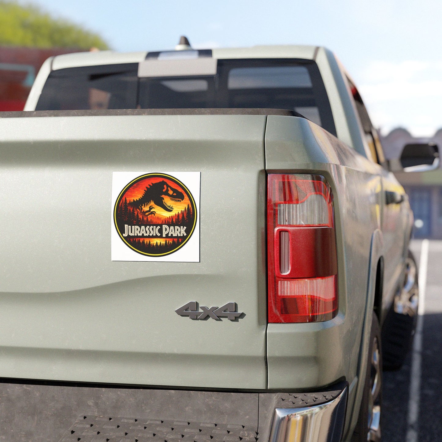 Jurassic Park Sunset Car Magnets