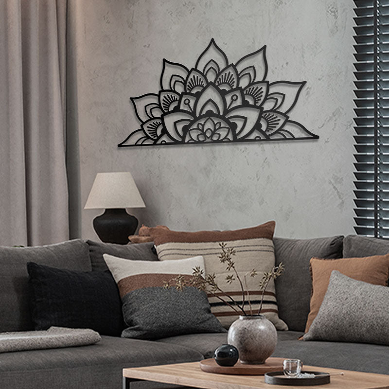 Mandala Metal Wall Art for Bedroom Wall Decor