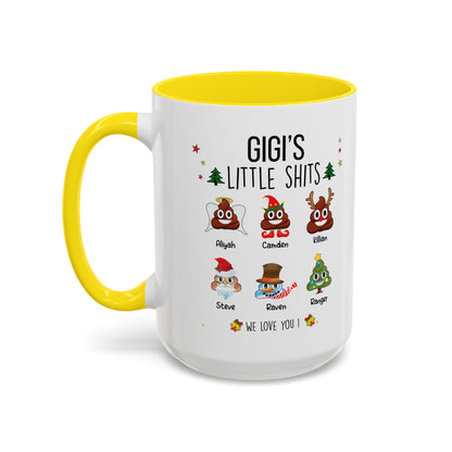 Custom Christmas Gift for Grandma or Mom - Funny Accent Mug - PersonalizedFury