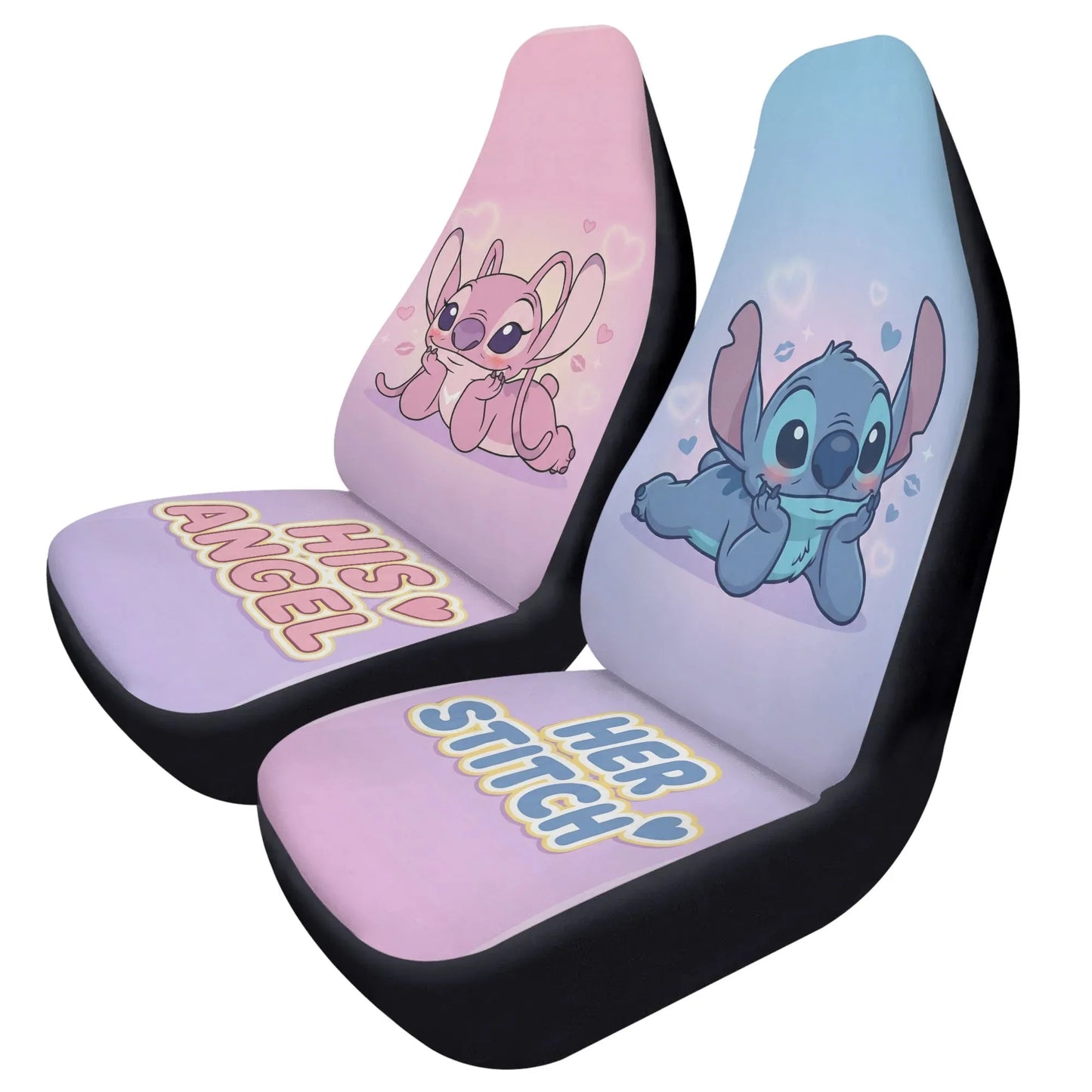 Lilo & Stitch Couple Car Seat Covers – Fun Car Accessories - PersonalizedFury
