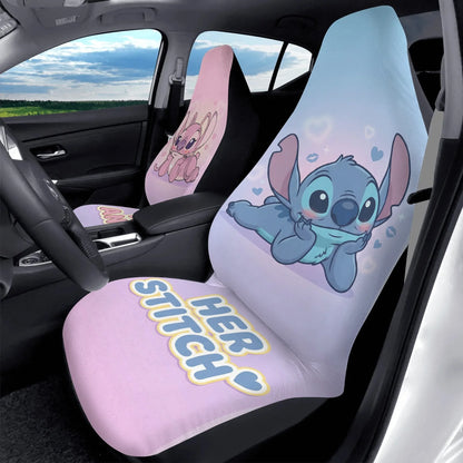 Lilo & Stitch Couple Car Seat Covers – Fun Car Accessories - PersonalizedFury