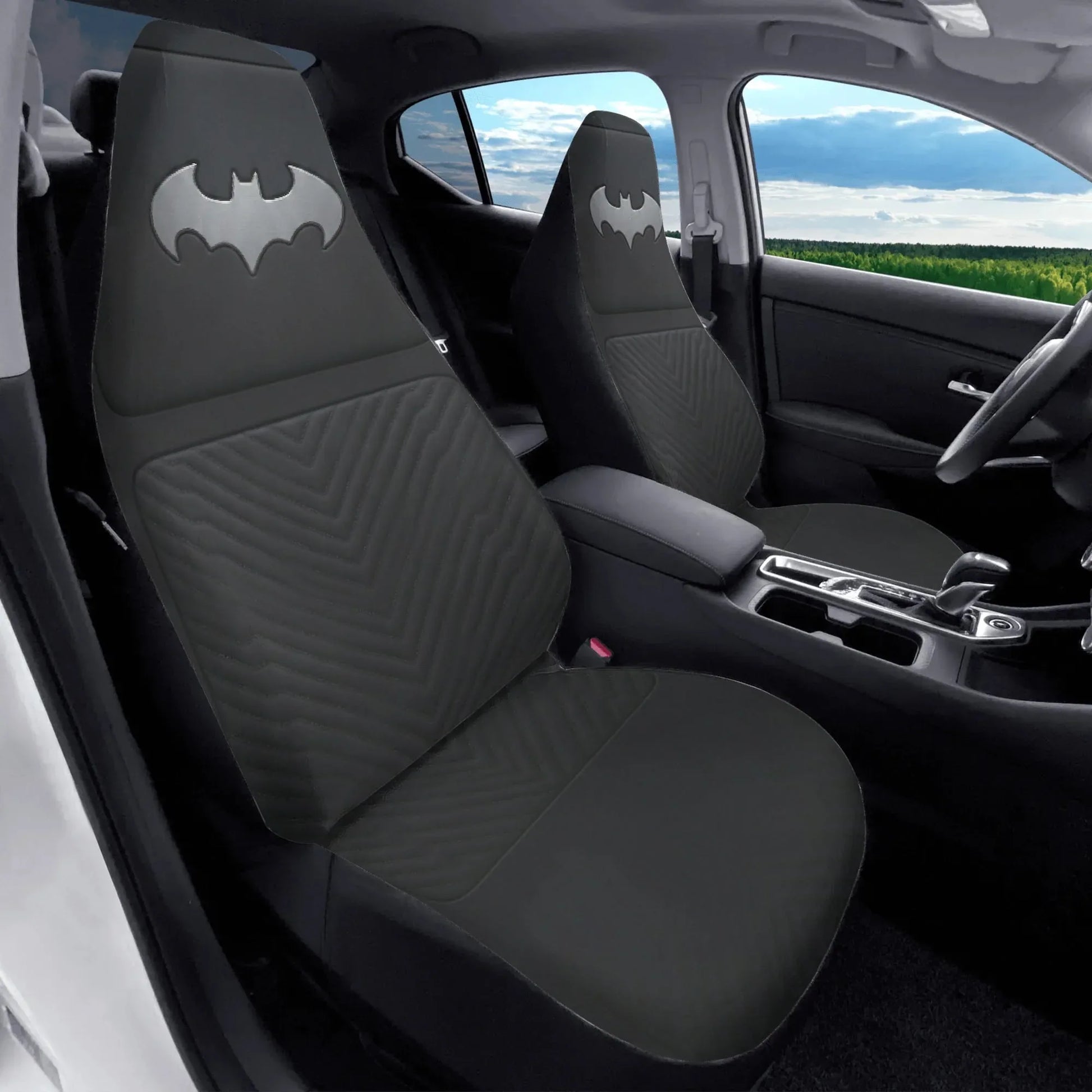 Batman Car Seat Covers – Dark Hero Car Interior Accessories - PersonalizedFury