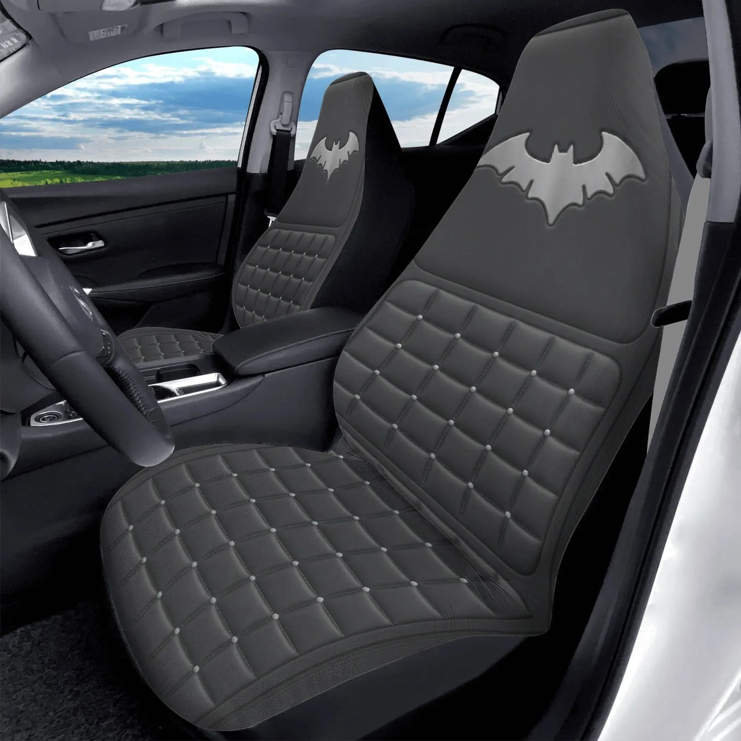 Batman Car Seat Covers – Dark Knight Car Interior Decor - PersonalizedFury
