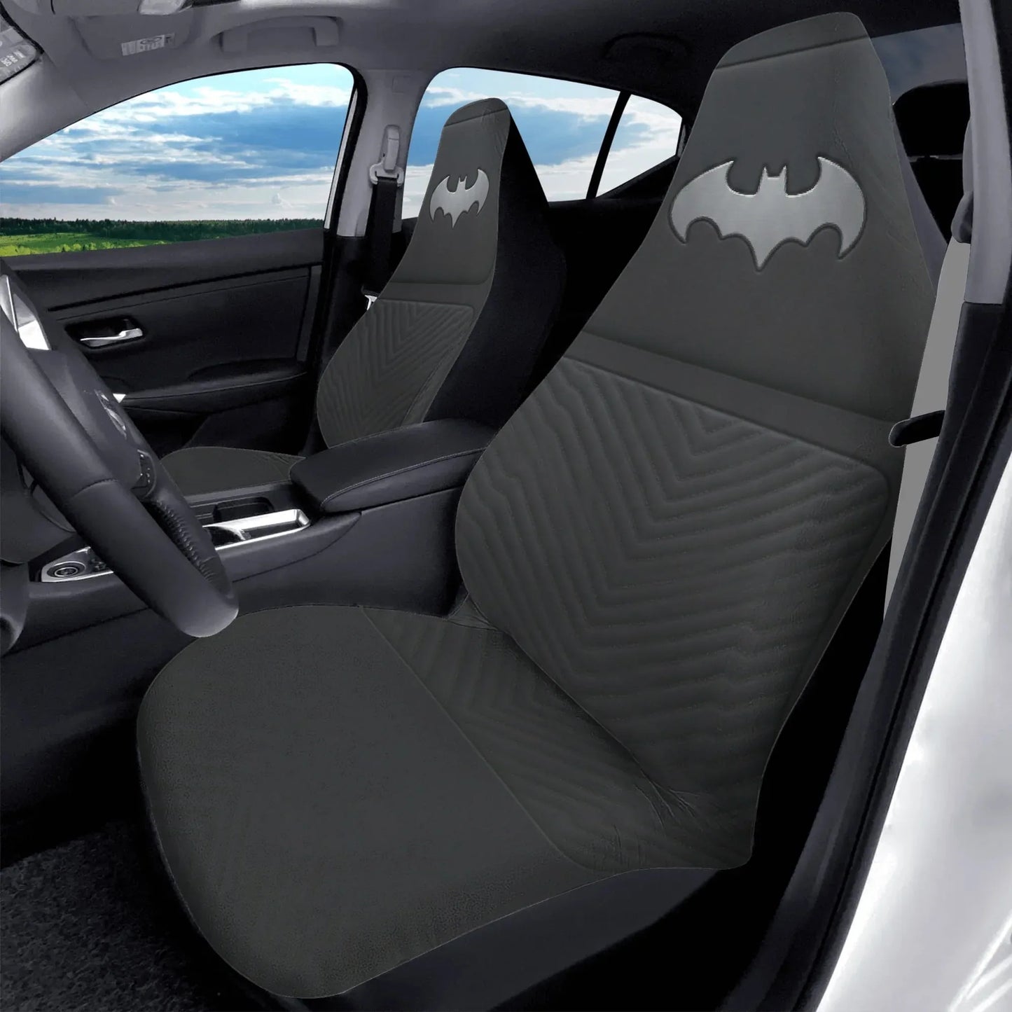Batman Car Seat Covers – Dark Hero Car Interior Accessories - PersonalizedFury