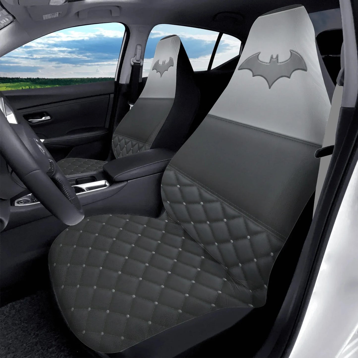 Batman Themed Car Seat Covers – Cool Car Interior Accessories - PersonalizedFury