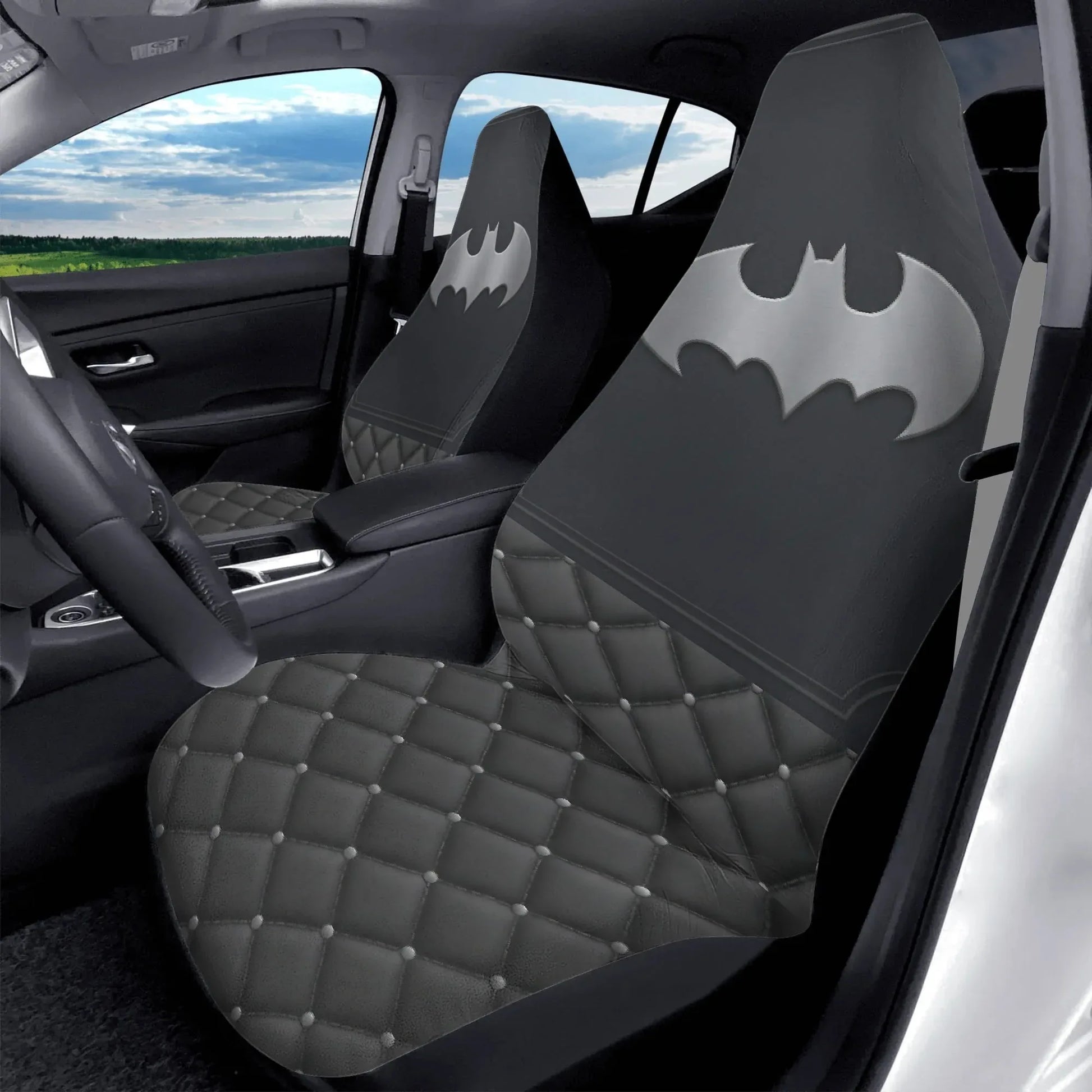 Batman Car Seat Covers – Dark Superhero Car Accessories - PersonalizedFury