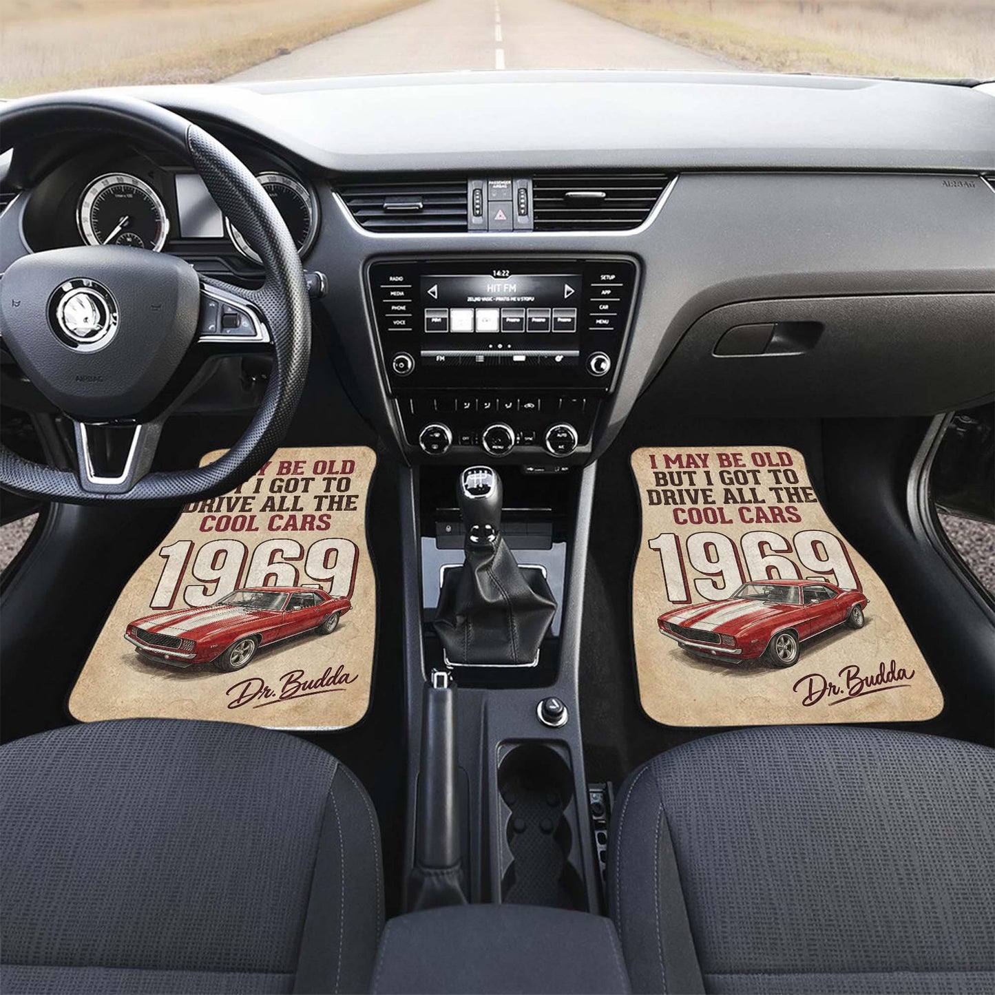 Custom Car Floor Mats – I May Be Old But Cool Cars | PersonalizedFury - PersonalizedFury