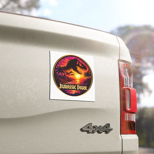 Jurassic Park Car Magnets - Sunset Beach Style