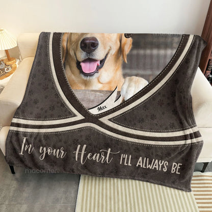 Dog Loss Photo Blanket – Snuggle and Remember Me Gift - PersonalizedFury
