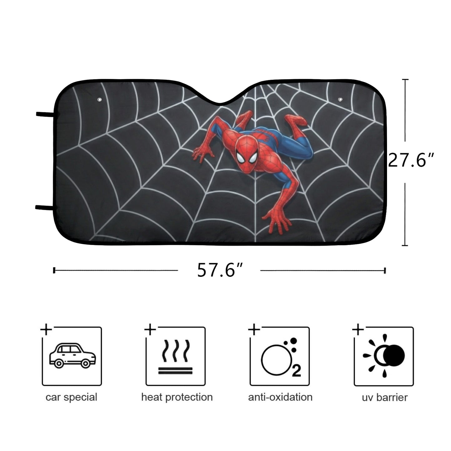 Spider-Man Auto Car Sun Shade