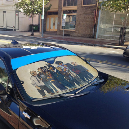 Gearhumans 3D B99 Dogs Auto Sunshade