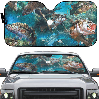 Gearhumans 3D Bass Fishing Custom Sunshade