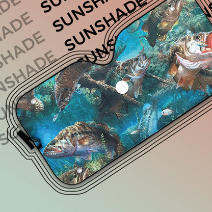 Gearhumans 3D Bass Fishing Custom Sunshade