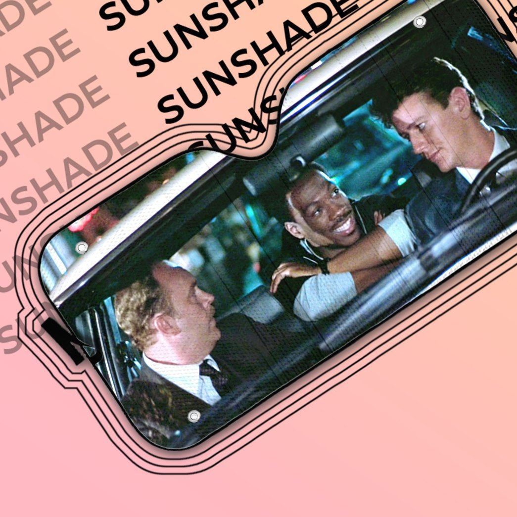 Gearhumans 3D Beverly Hills Cop Custom Auto Car Sunshade