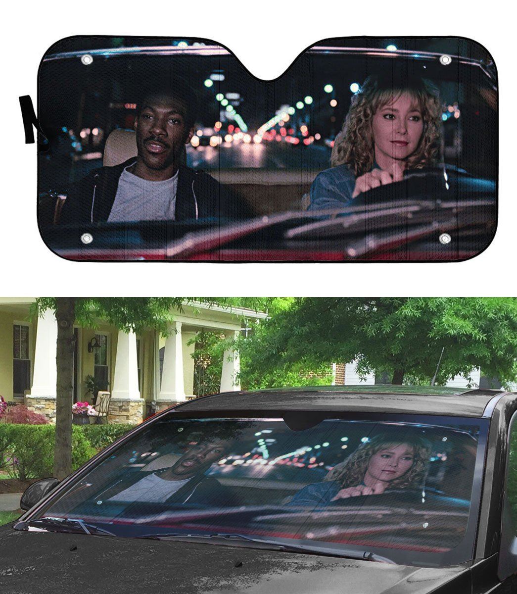 Gearhumans 3D Beverly Hills Cop Custom Auto Car Sunshade