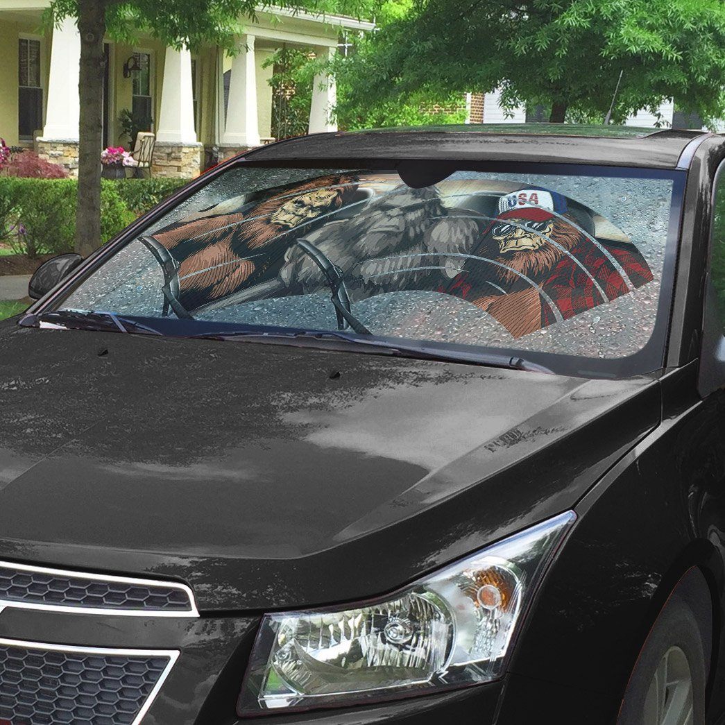 Gearhumans 3D Bigfoot 3 Custom Car Auto Sunshade