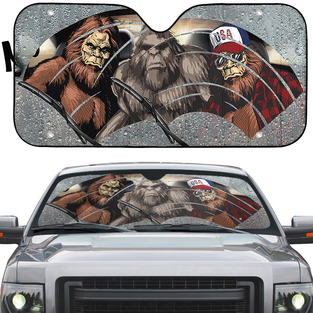 Gearhumans 3D Bigfoot 3 Custom Car Auto Sunshade