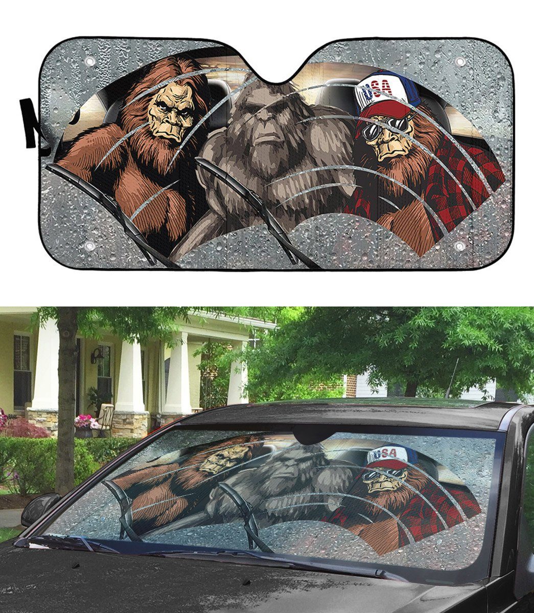 Gearhumans 3D Bigfoot 3 Custom Car Auto Sunshade