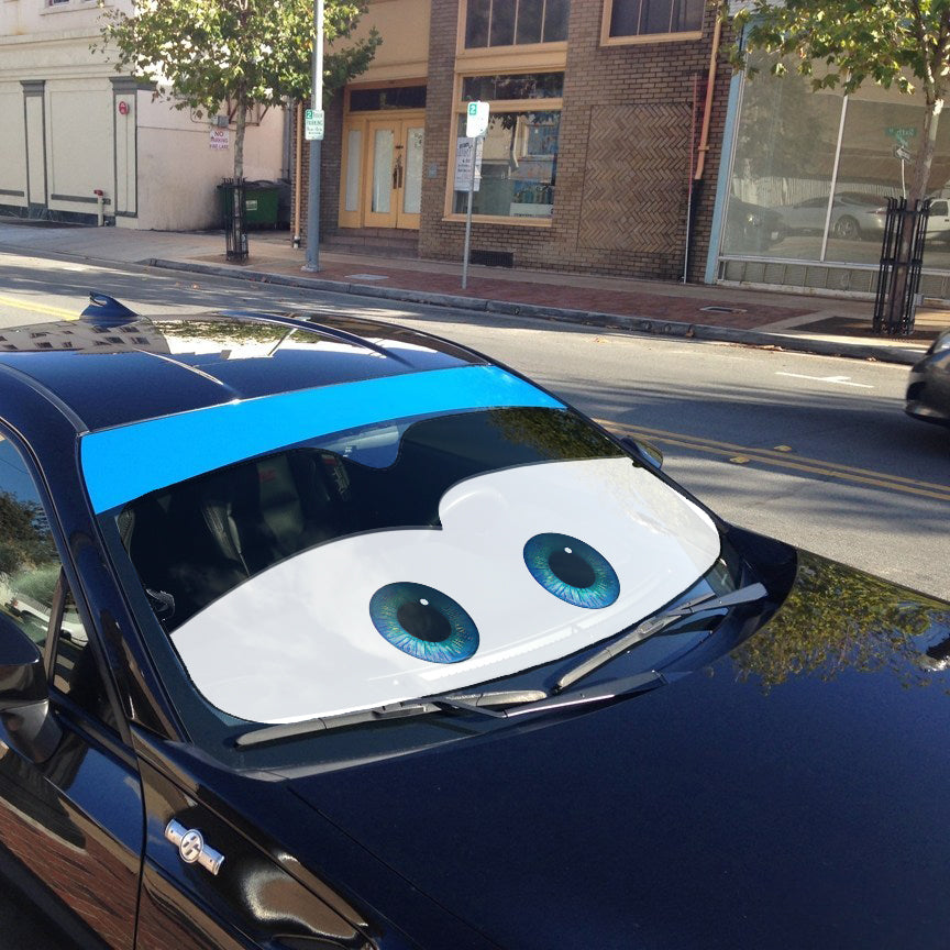 Gearhumans 3D Black Auto Sun Shade