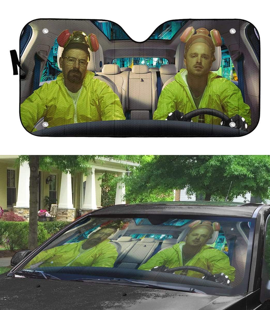 Gearhumans 3D Breaking Bad Season Custom Car Auto Sunshade