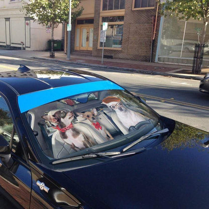 Gearhumans 3D Chihuahua Custom Car Auto Sunshade