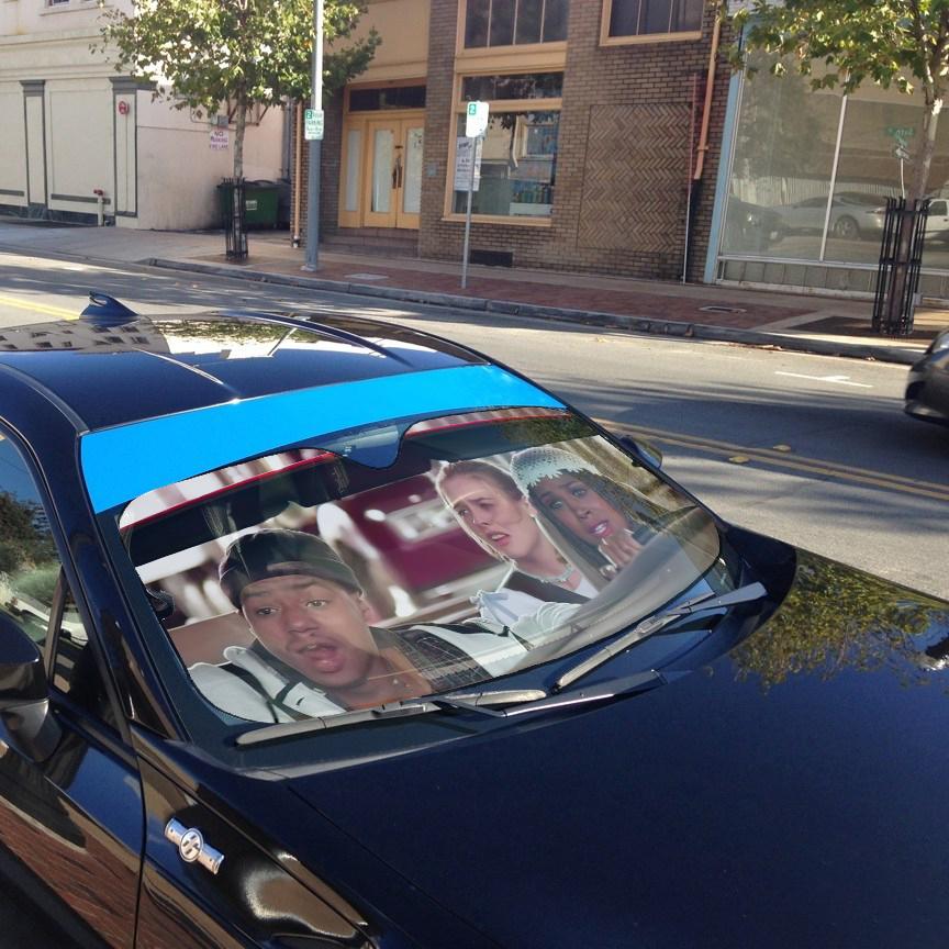 Gearhumans 3D Clueless Car Auto Sunshade