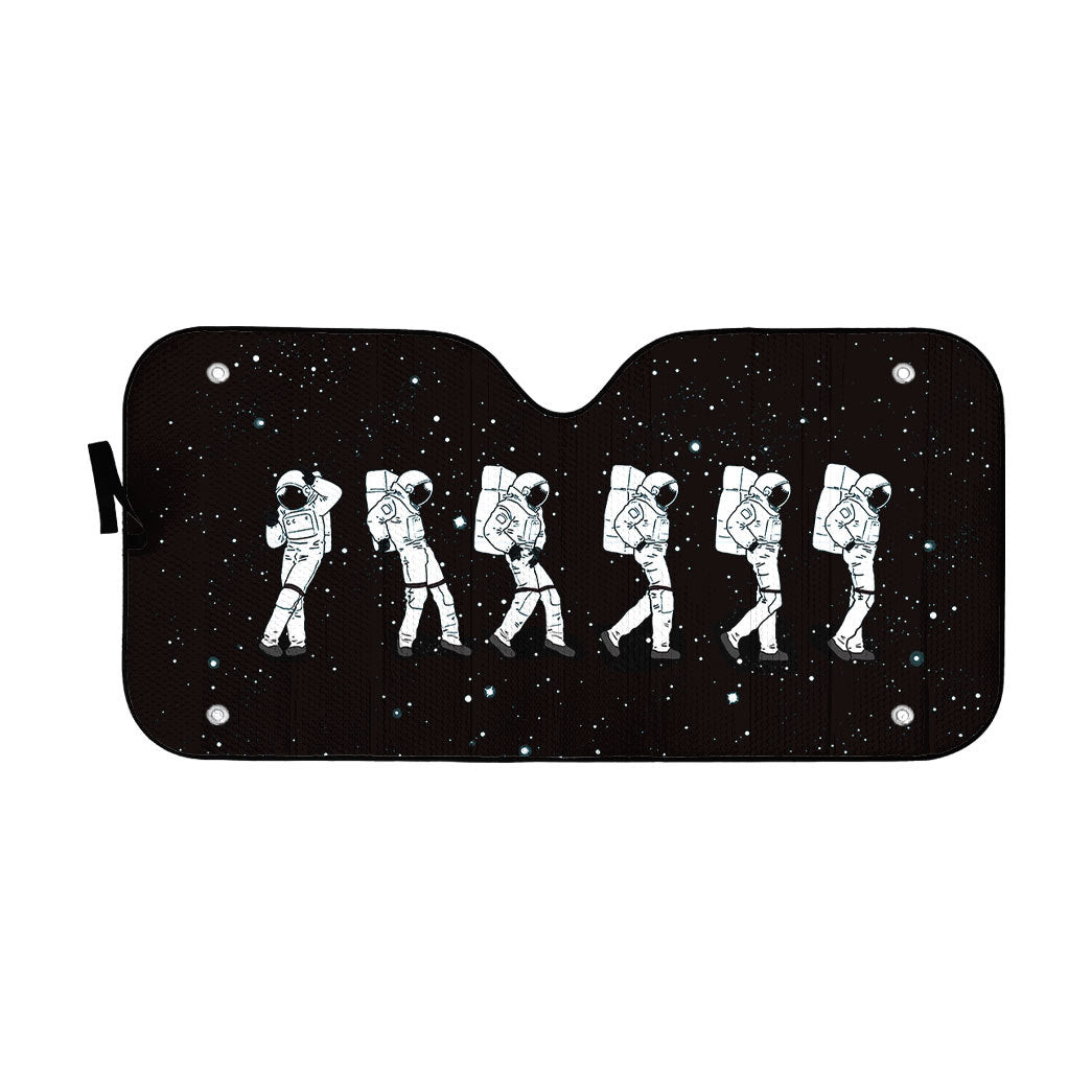 Gearhumans 3D Crotch Grab Moon Walk Astronaut Auto Sunshade