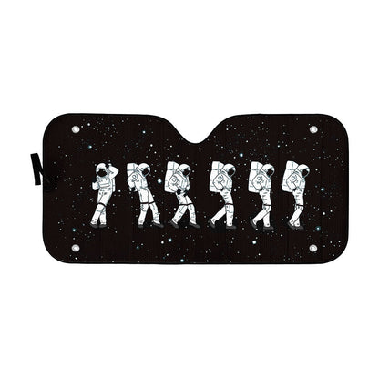 Gearhumans 3D Crotch Grab Moon Walk Astronaut Auto Sunshade