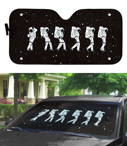 Gearhumans 3D Crotch Grab Moon Walk Astronaut Auto Sunshade
