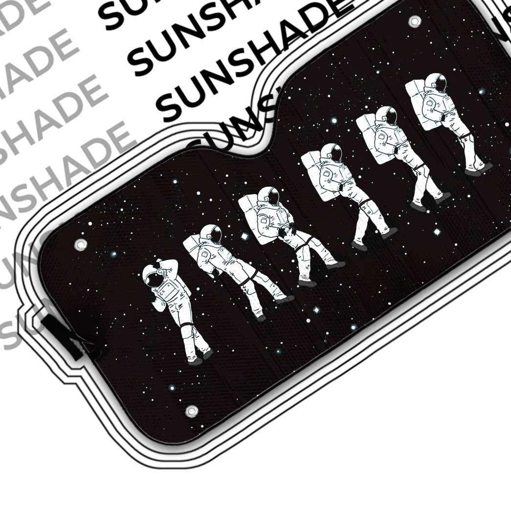 Gearhumans 3D Crotch Grab Moon Walk Astronaut Auto Sunshade