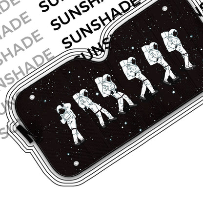 Gearhumans 3D Crotch Grab Moon Walk Astronaut Auto Sunshade