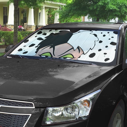 Gearhumans 3D Cruella De Vil Custom Car Auto Sunshade