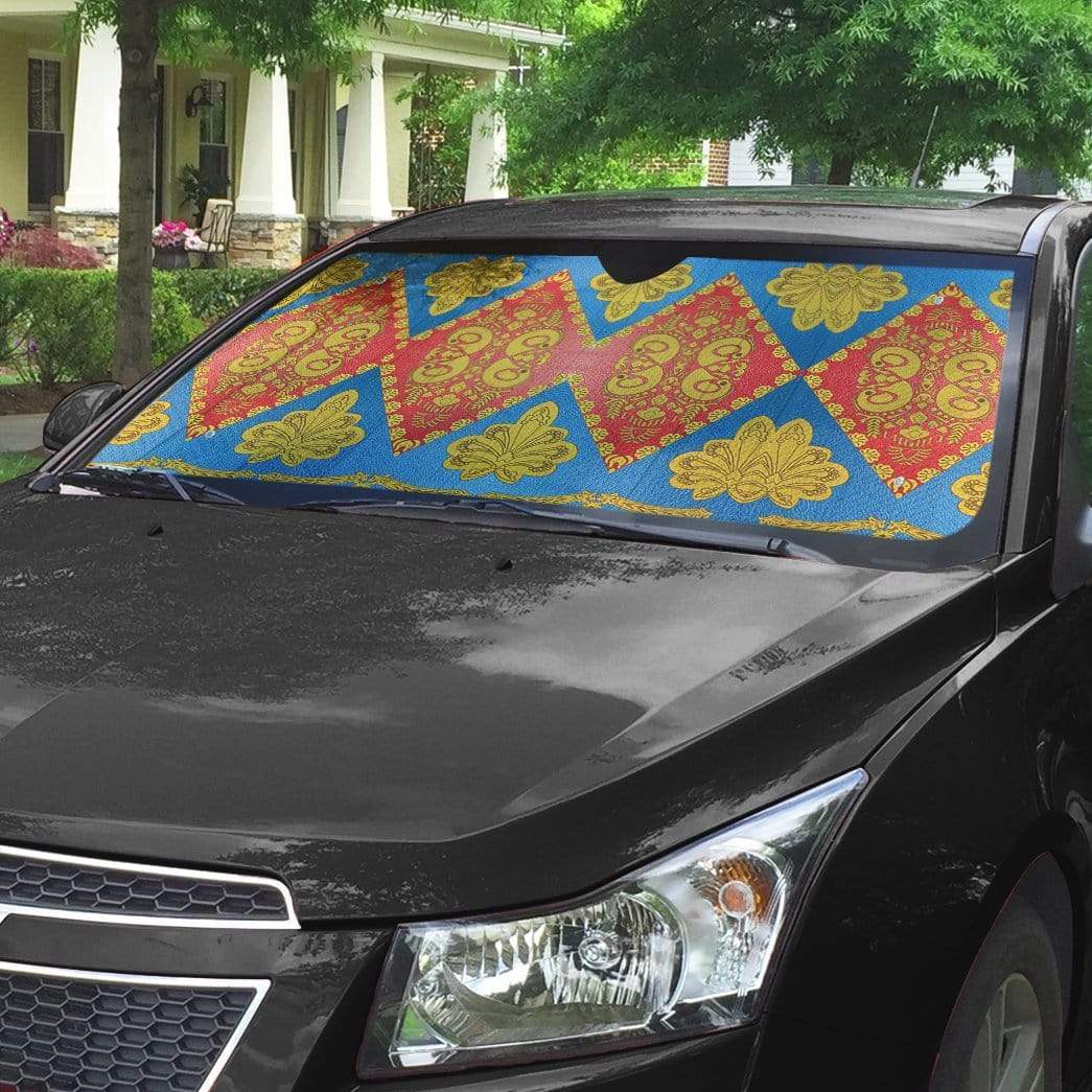 Gearhumans 3D David Bowie Custom Car Auto Sunshade